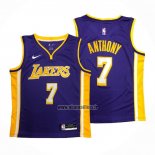 Maillot Los Angeles Lakers Carmelo Anthony NO 7 Statement Volet