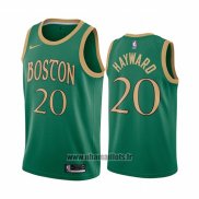 Maillot Boston Celtics Gordon Hayward No 20 Ville Vert