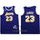 Maillot Los Angeles Lakers Lebron James No 23 Bleu