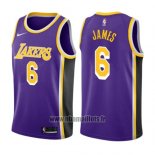Maillot Los Angeles Lakers Lebron James No 6 Statement 2019 Volet