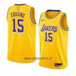 Maillot Los Angeles Lakers Demarcus Cousins No 15 Icon 2019-20 Jaune