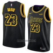 Maillot Los Angeles Lakers Anthony Davis No 23 Ville 2019-20 Noir