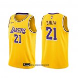Maillot Los Angeles Lakers J.r. Smith NO 21 Icon 2020 Jaune