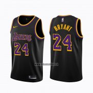 Maillot Los Angeles Lakers Kobe Bryant No 24 Earned 2020-21 Noir