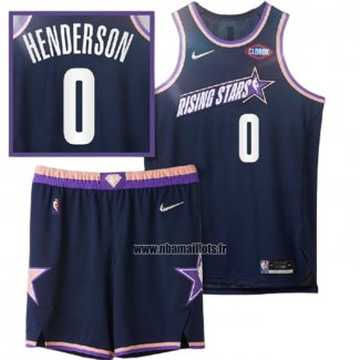 Maillot 2022 Rising Star Scoot Henderson NO 0 Payton Bleu