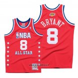 Maillot All Star 2003 Kobe Bryant No 8 Authentique Hardwood Classics Rouge