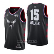 Maillot All Star 2019 Charlotte Hornets Kemba Walker No 15 Noir