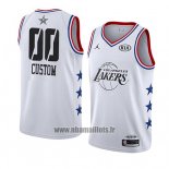 Maillot All Star 2019 Los Angeles Lakers Personnalise Blanc