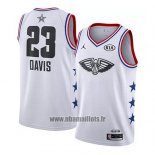 Maillot All Star 2019 New Orleans Pelicans Anthony Davis No 23 Blanc