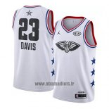 Maillot All Star 2019 New Orleans Pelicans Anthony Davis No 23 Blanc