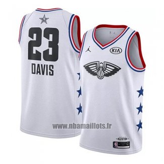 Maillot All Star 2019 New Orleans Pelicans Anthony Davis No 23 Blanc