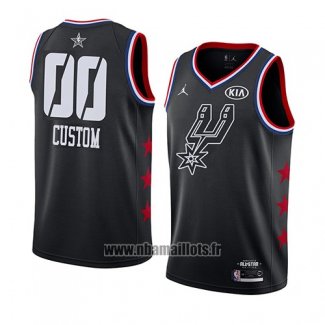 Maillot All Star 2019 San Antonio Spurs Personnalise Noir