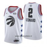 Maillot All Star 2019 Tornto Raptors Kawhi Leonard No 2 Blanc