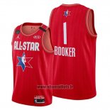 Maillot All Star 2020 Phoenix Suns Devin Booker No 1 Rouge