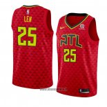 Maillot Atlanta Hawks Alex Len No 25 Statement 2018-19 Rouge