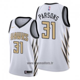 Maillot Atlanta Hawks Chandler Parsons No 31 Ville Blanc