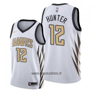 Maillot Atlanta Hawks De'andre Hunter No 12 Ville Blanc