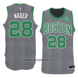 Maillot Boston Celtics Abdel Nader No 28 Noel 2018 Vert