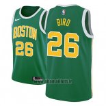 Maillot Boston Celtics Jabari Bird No 26 Earned 2018-19 Vert