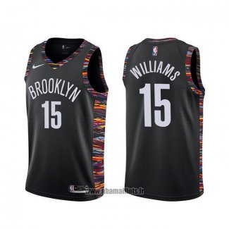 Maillot Brooklyn Nets Alan Williams NO 15 Ville Noir