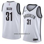 Maillot Brooklyn Nets Jarrett Allen No 31 Association 2018 Blanc