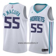 Maillot Charlotte Hornets J. P.macura No 55 Association 2018 Blanc