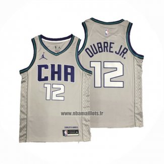Maillot Charlotte Hornets Kelly Oubre JR. NO 12 Ville Edition Gris