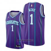 Maillot Charlotte Hornets Malik Monk No 1 Classic 2019-20 Volet