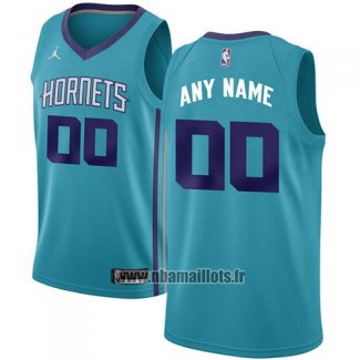 Maillot Charlotte Hornets Personnalise 2017-18 Vert