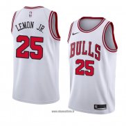 Maillot Chicago Bulls-walt Lemon Jr. No 25 Association 2018 Blanc