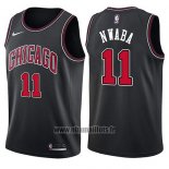 Maillot Chicago Bulls David Nwaba No 11 Statement 2017-18 Noir