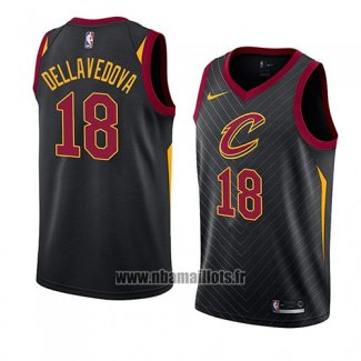 Maillot Cleveland Cavaliers Matthew Dellavedova No 18 Statement 2018 Noir