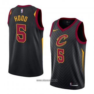 Maillot Cleveland Cavaliers Rodney Hood No 5 Statement 2018 Noir