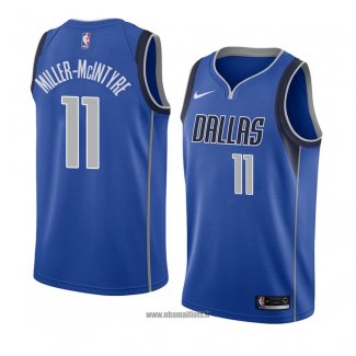 Maillot Dallas Mavericks Codi Miller-mcintyre No 11 Icon 2018 Bleu