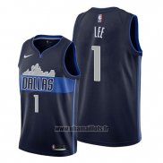 Maillot Dallas Mavericks Courtney Lee No 1 Statement Bleu