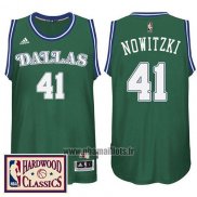 Maillot Dallas Mavericks Dirk Nowitzki No 41 Retro Vert