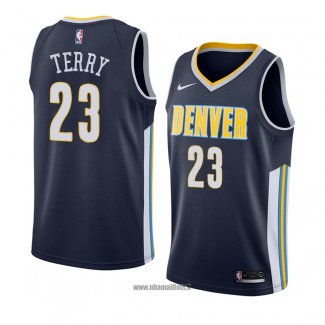 Maillot Denver Nuggets Emanuel Terry No 23 Icon 2018 Bleu