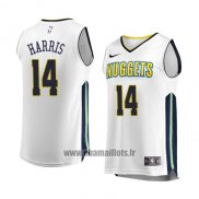 Maillot Denver Nuggets Gary Harris No 14 Association 2017-18 Blanc