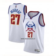 Maillot Denver Nuggets Jamal Murray No 27 Earned 2020-21 Blanc