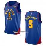 Maillot Denver Nuggets Kentavious Caldwell-pope NO 5 Statement 2022-23 Bleu