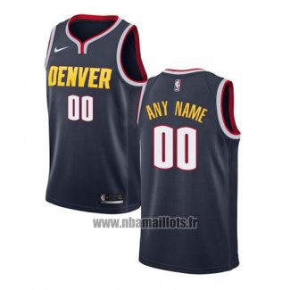 Maillot Denver Nuggets Personnalise Icon 2018-19 Bleu