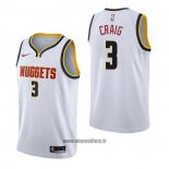 Maillot Denver Nuggets Torrey Craig NO 3 Association Blanc