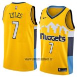 Maillot Denver Nuggets Trey Lyles No 7 Statement 2018 Jaune