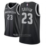 Maillot Detroit Pistons Blake Griffin No 23 Ville 2018-19 Noir