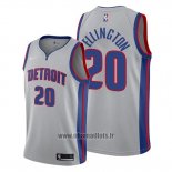 Maillot Detroit Pistons Wayne Ellington No 20 Statement Gris