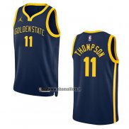 Maillot Golden State Warriors Klay Thompson NO 11 Statement 2022-23 Noir