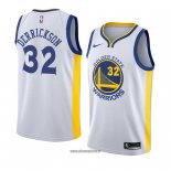 Maillot Golden State Warriors Marcus Derrickson No 32 Association 2018 Blanc