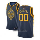 Maillot Golden State Warriors Personnalise Ville 2018-19 Bleu