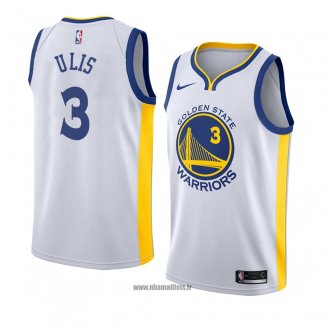 Maillot Golden State Warriors Tyler Ulis No 3 Association 2018 Blanc