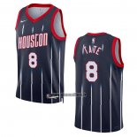 Maillot Houston Rockets Jae'sean Tate NO 8 Ville 2022-23 Noir